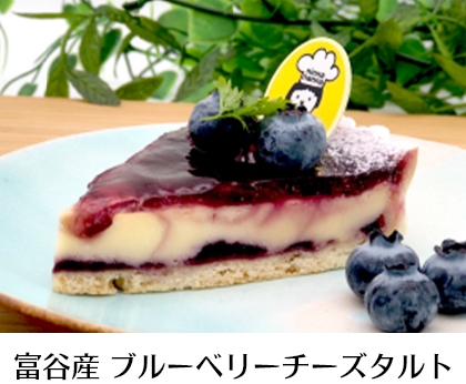 富谷産 ブルーベリーチーズタルト